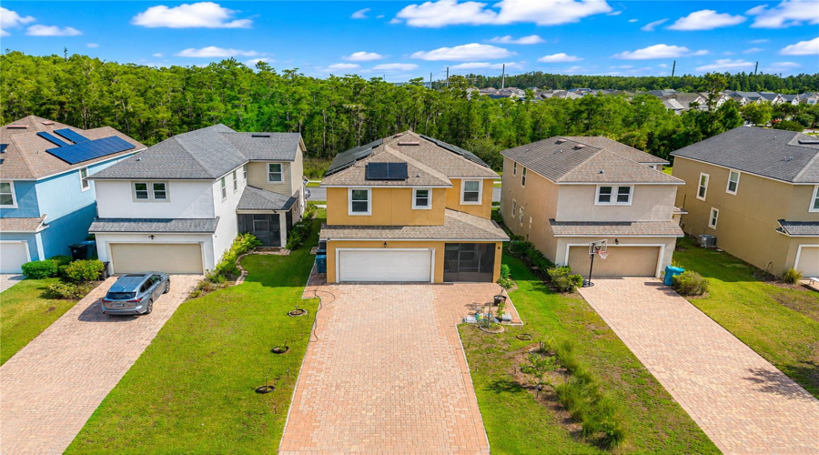 Rear Exterior Extended Driveway