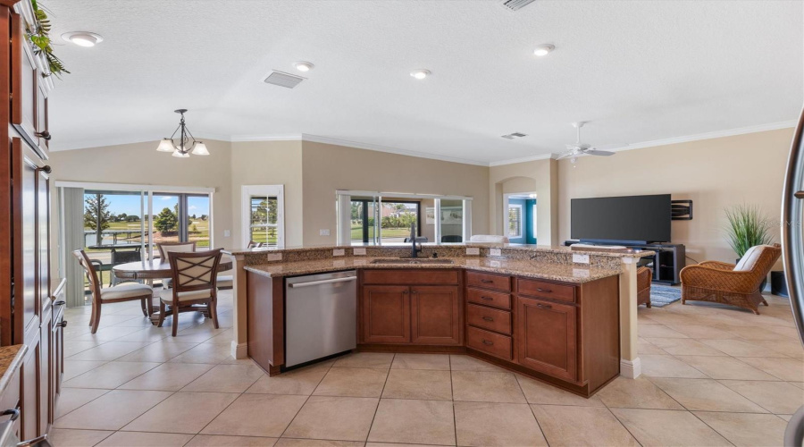 Kitchen Looking Towards Beautiful View