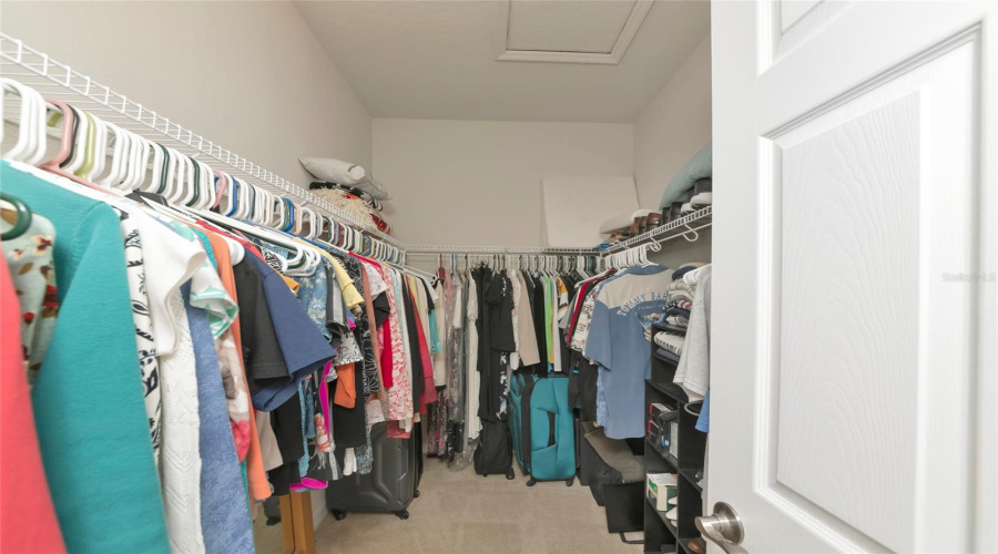 Primary Walk In Closet