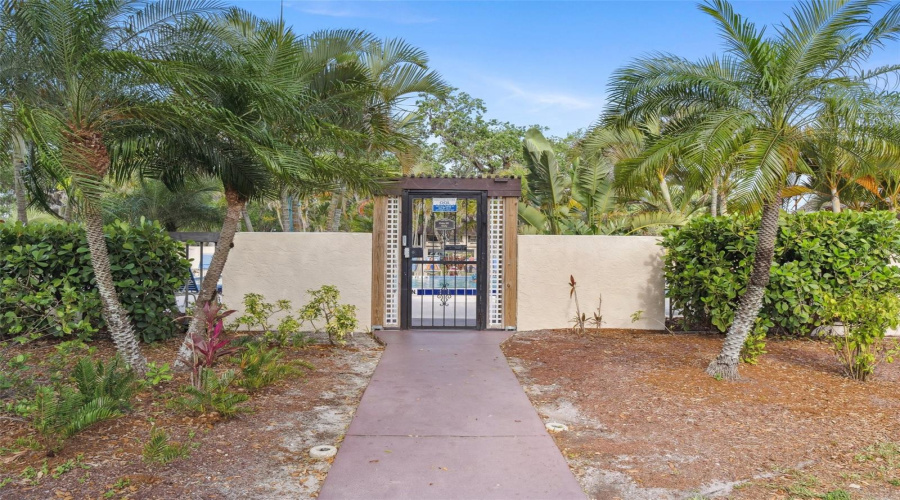 Pool Entrance