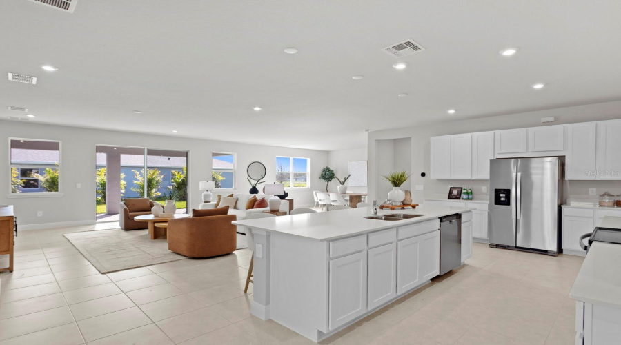 Staged Living Area