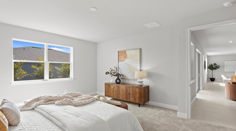 Staged Primary Bedroom