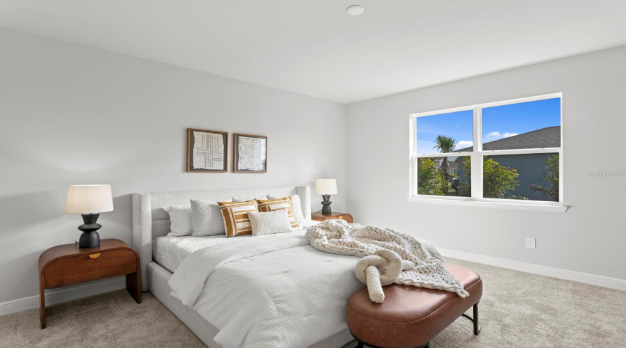 Staged Primary Bedroom