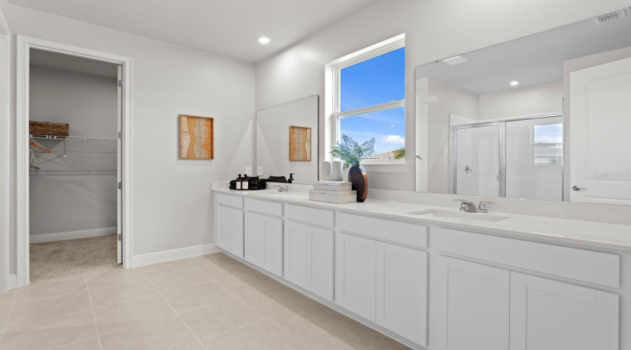 Staged Primary Bathroom