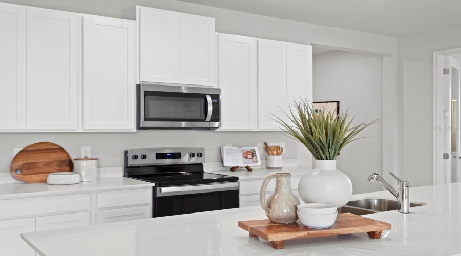 Staged Kitchen
