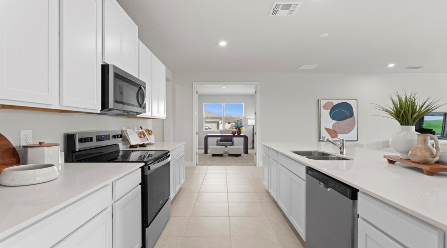 Staged Kitchen