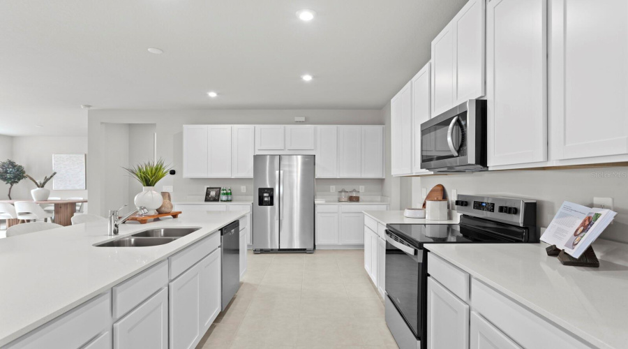Staged Kitchen