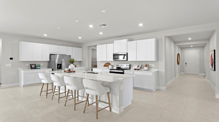 Staged Kitchen