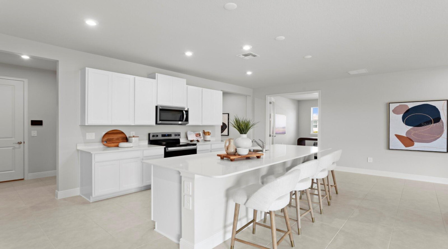 Staged Kitchen