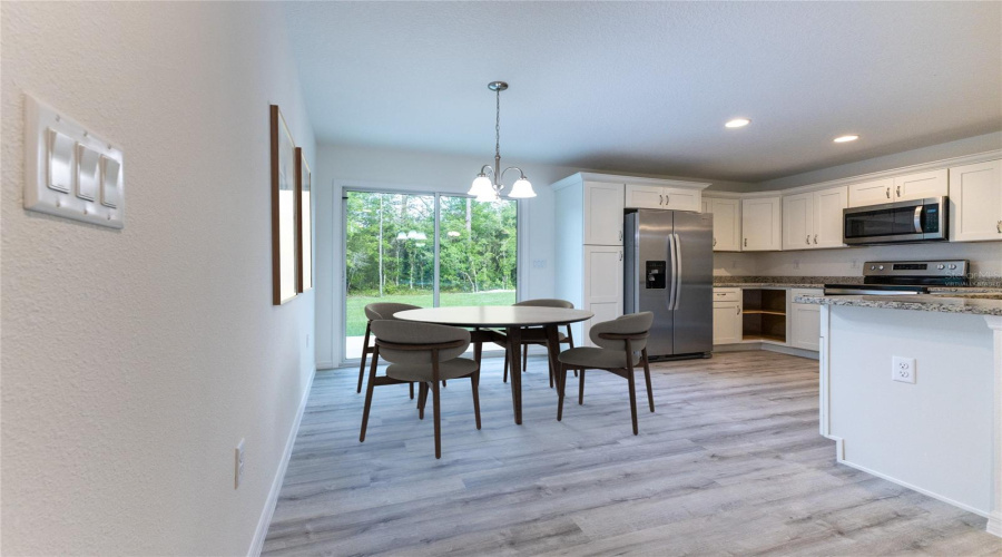 Virtually Staged Dining Room