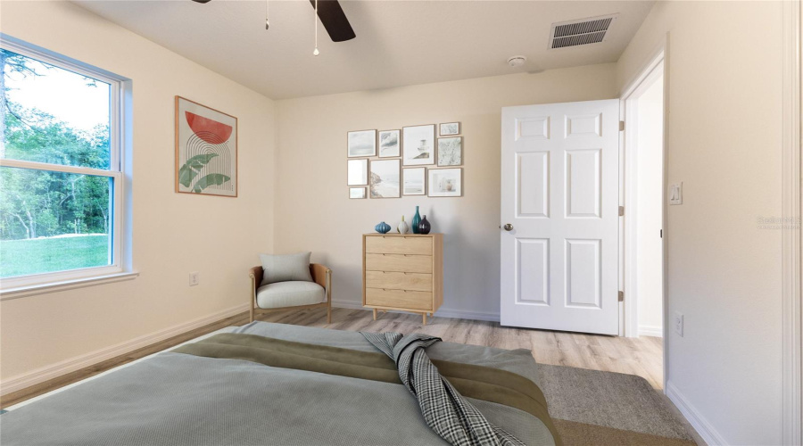 Virtually Staged 3Rd Bedroom