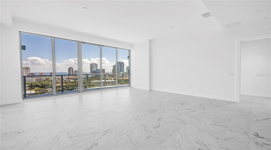 Views From The Kitchen, Facing Downtown St Pete And The Primary Suite