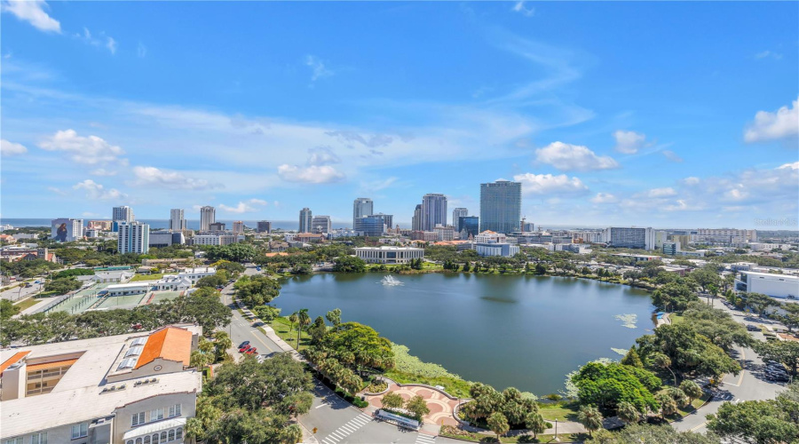 Mirror Lake And Downtown St Pete On Full Display