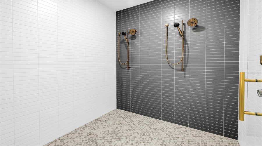 European Wet Room With Space To Add Free Standing Tub, If Desired