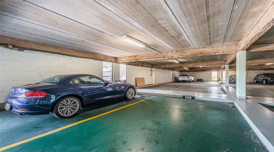 Under Building Parking Space