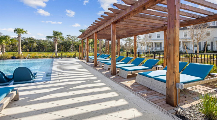 Celebration Community Pool Cabanas