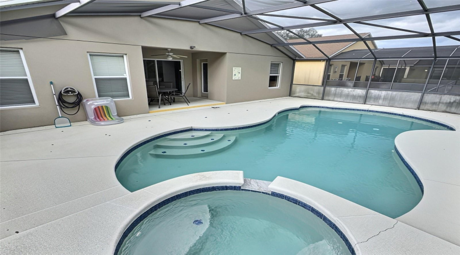 Swimming Pool With Covered Lanai