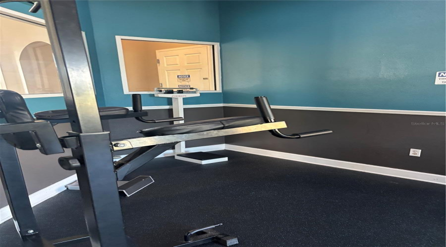 Exercise Room At Clubhouse