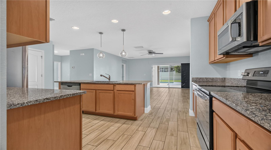 Entire View Of The Open Floor Plan Concept