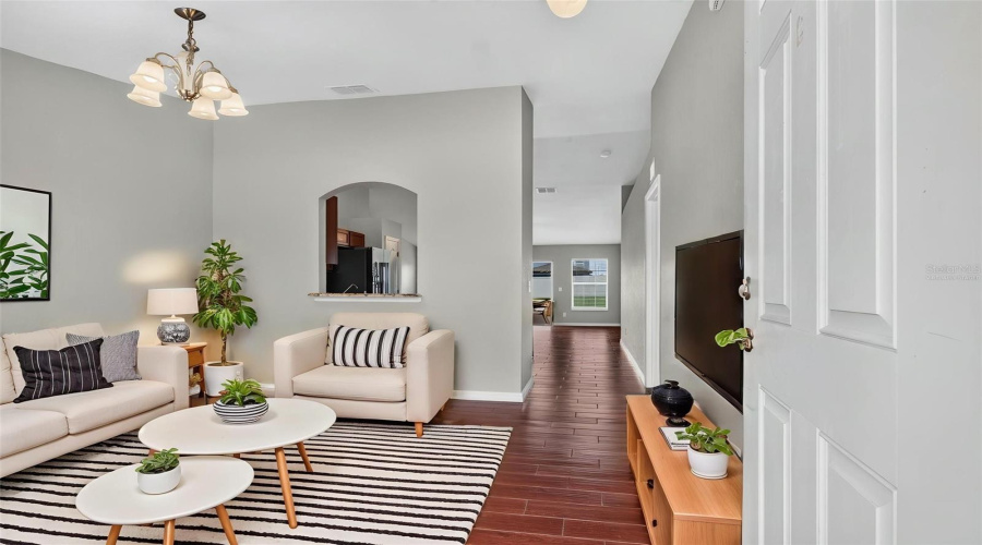 Dining Area/Second Living - Virtually Staged