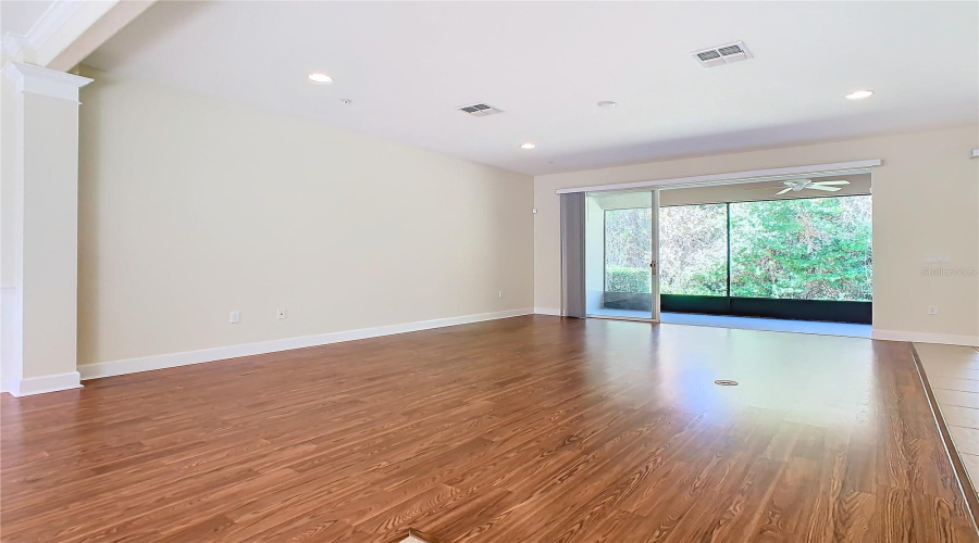 A Spacious And Open Living Room Will Provide Options For When You Arrange Your Furniture.