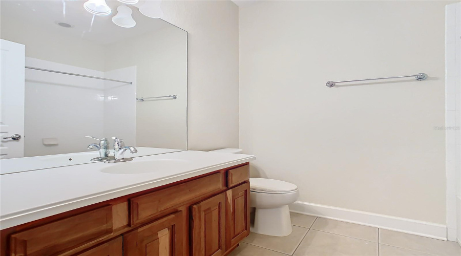 The Upstairs Guest Bathroom.