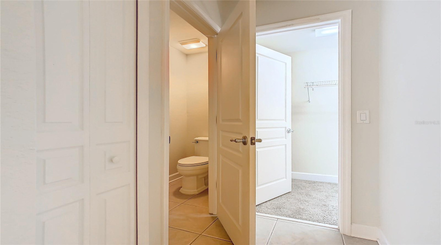 The Water Closet Is Located In A Separate Room Near The Walk-In Closet.