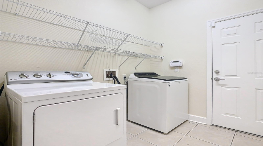 The Laundry Room Is Located In A Room Coming In From The Garage.