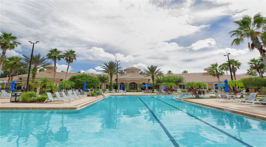 A View Of The Pool And Clubhouse.