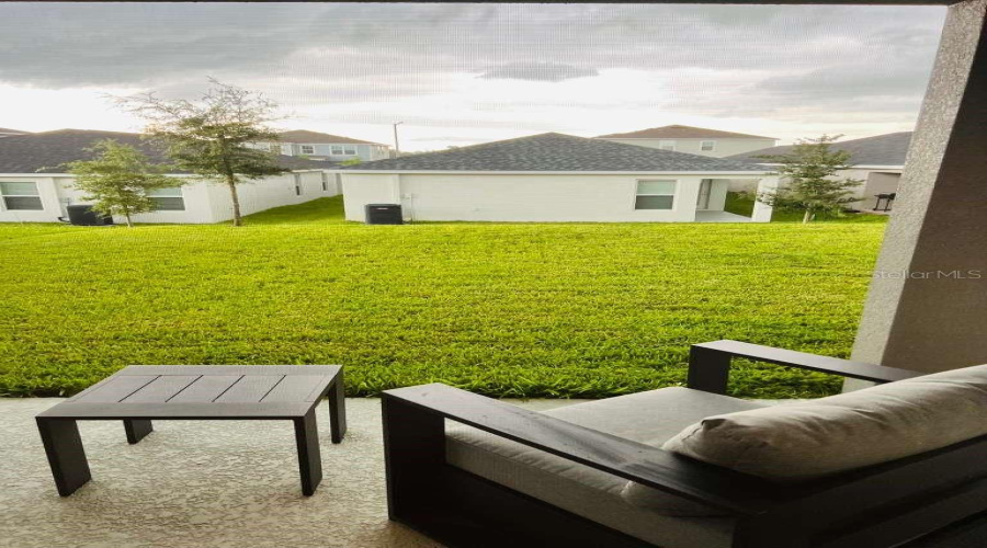 Back Yard Patio View