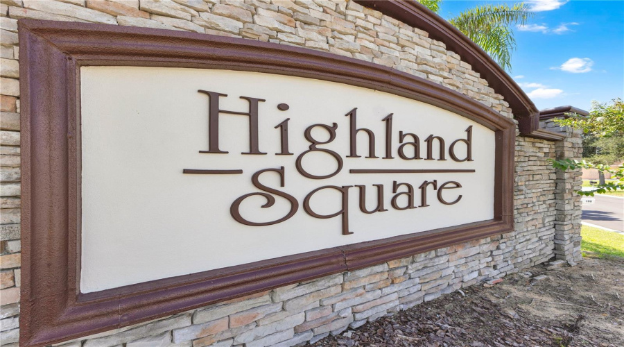 Subdivision Sign