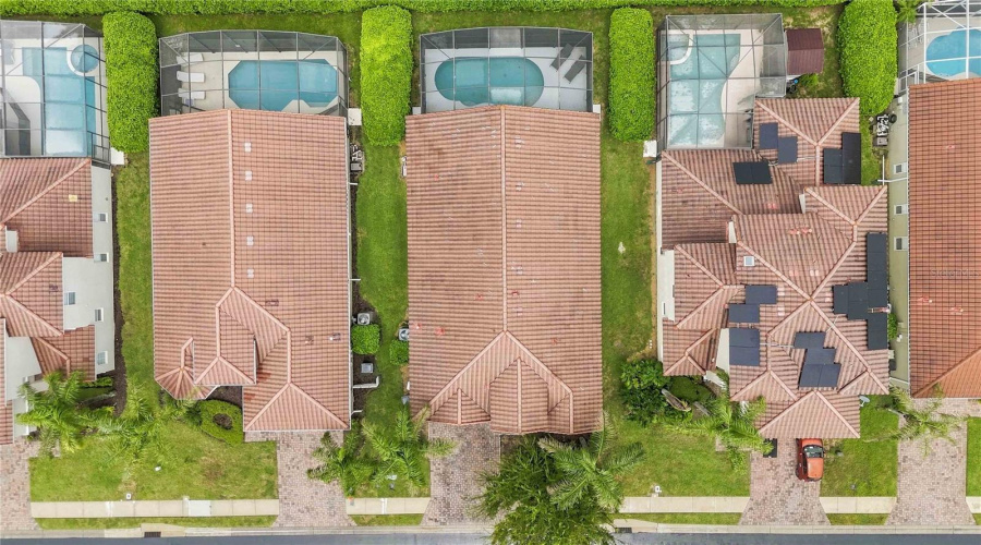 Aerial View With Pool