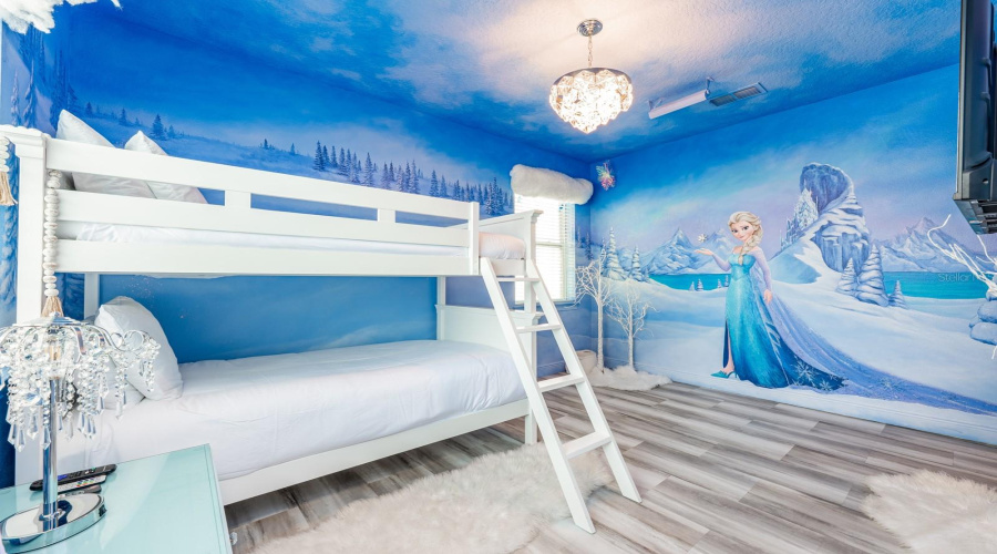 Step Into A Frosty Fairytale World With Elsa And Olaf In The Frozen-Themed Retreat.