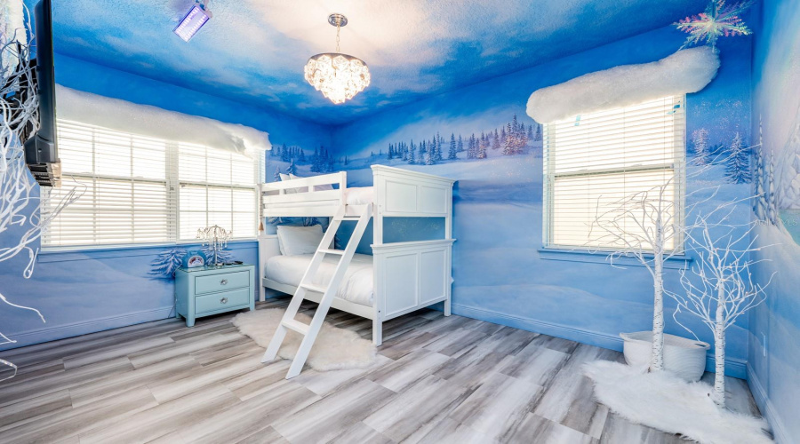 Step Into A Frosty Fairytale World With Elsa And Olaf In The Frozen-Themed Retreat.