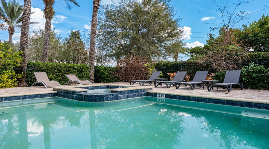 The Private Pool And Spa.