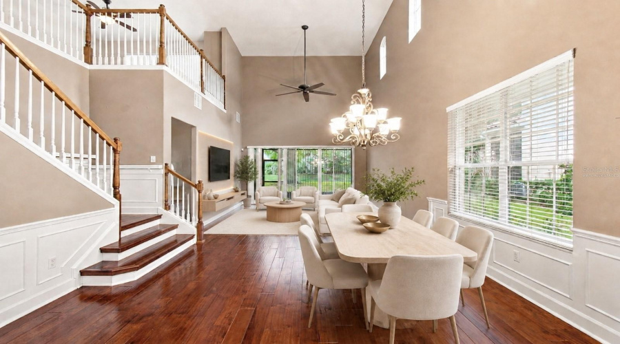 Virtually Stageddining Room - Great Room