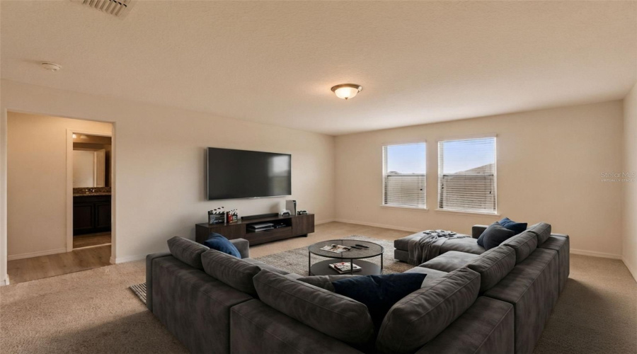 Upstairs Bonus Room Virtually Staged