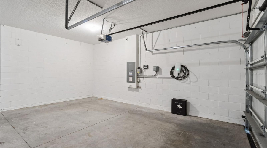 3 Car Garage With Tesla Charger