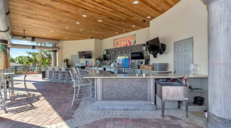 Clubhouse Tiki Bar Pool Side