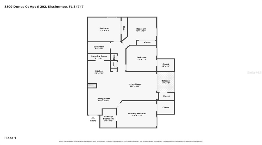 Kissimmee, Florida 34747, 4 Bedroom Bedrooms, ,2 Bathroombathrooms,Residential,For Sale,Dunes,0,Mfro6440262