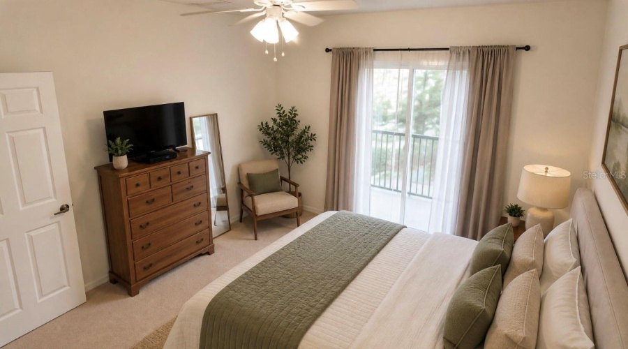 Master Bedroom -Virtual Staged
