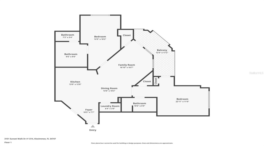 Kissimmee, Florida 34747, 2 Bedroom Bedrooms, ,2 Bathroombathrooms,Residential,For Sale,Sunset Walk,0,Mfrs5141552