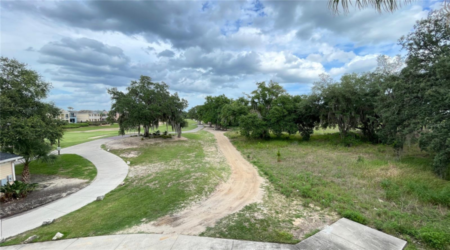 Golf Course View From Rear Balcony
