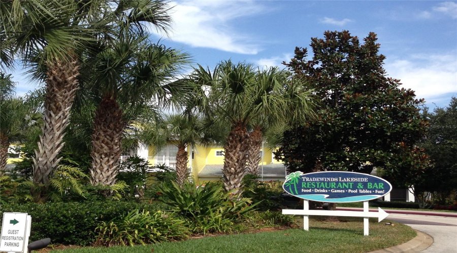 Tradewinds Restaurant And Bar On Lake Davenport In The Resort