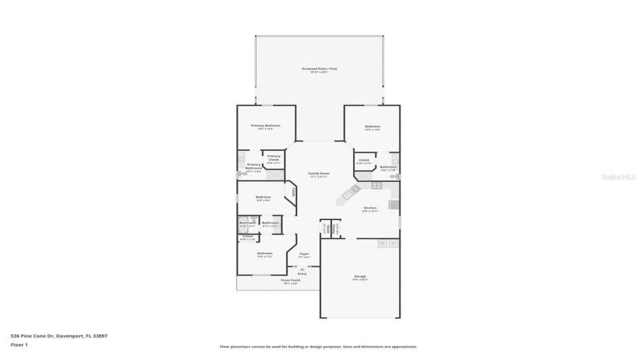 Davenport, Florida 33897, 4 Bedroom Bedrooms, ,3 Bathroombathrooms,Residential,For Sale,Pine Cone,0,Mfro6408840