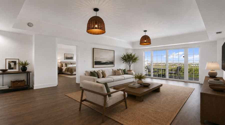 Virtually Staged Living Area