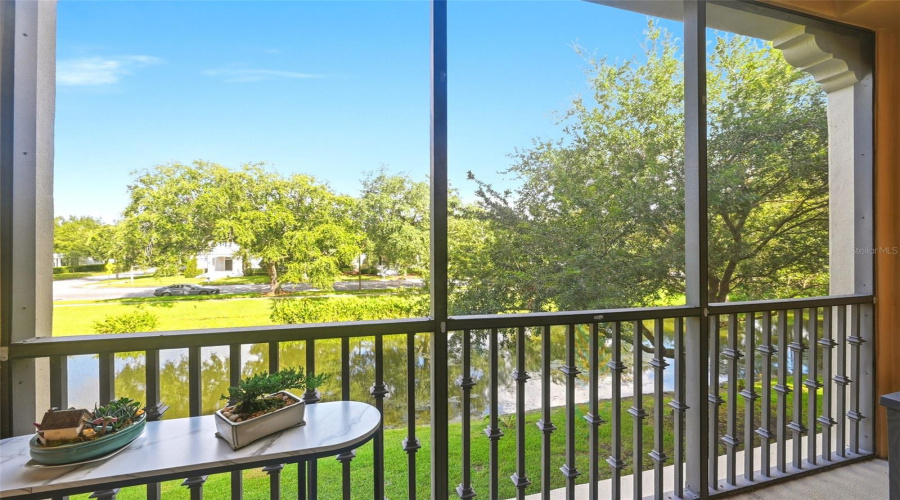 Patio Overlooking The Canal