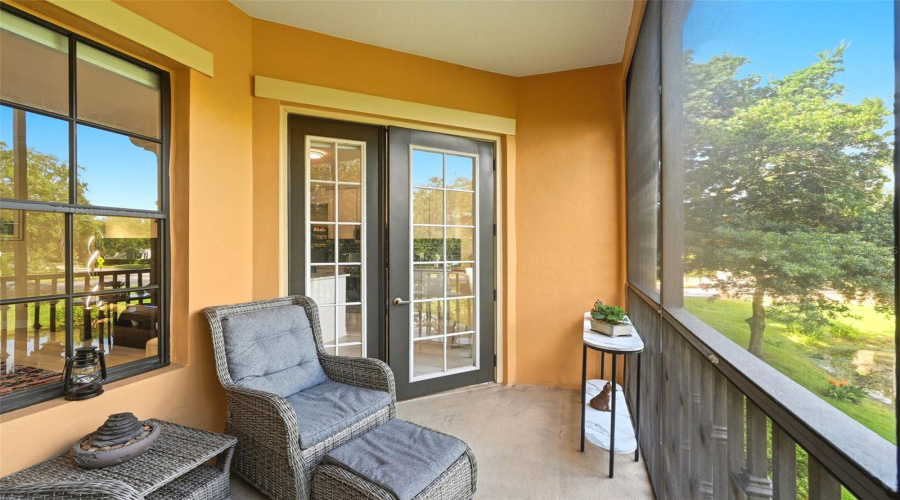 Patio Overlooking The Canal