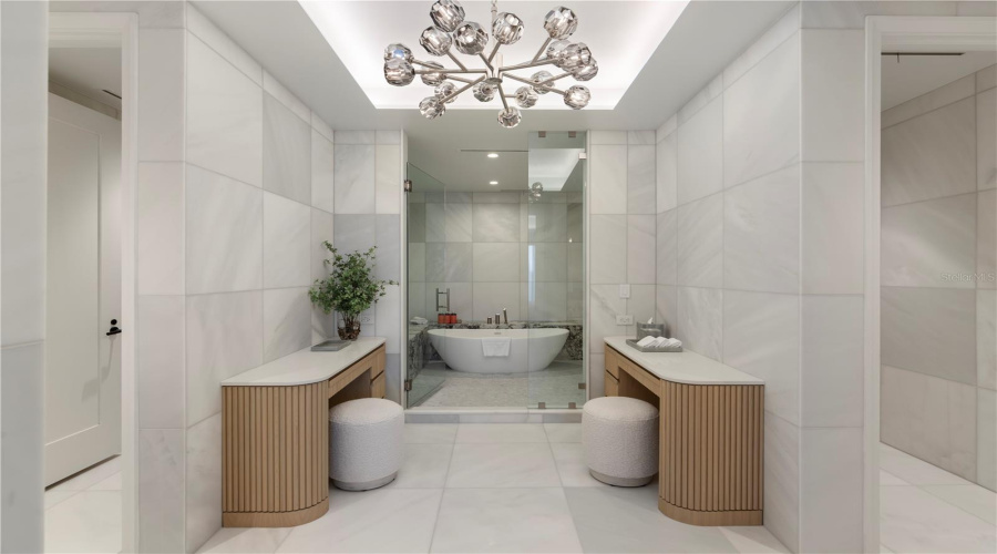 Primary Bathroom Vanity Area