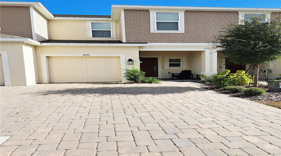 Front Paver Driveway